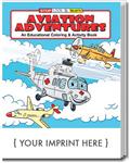 SC0572 Aviation Adventures Coloring and Activity Book With Custom Imprint